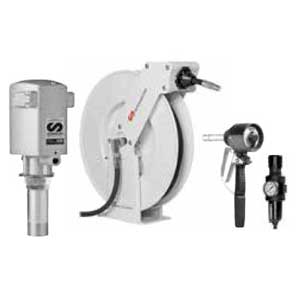 Samson 900 443 - PM35 5:1 Pump Package with Single Arm Hose Reel - Tire Equipment Supply