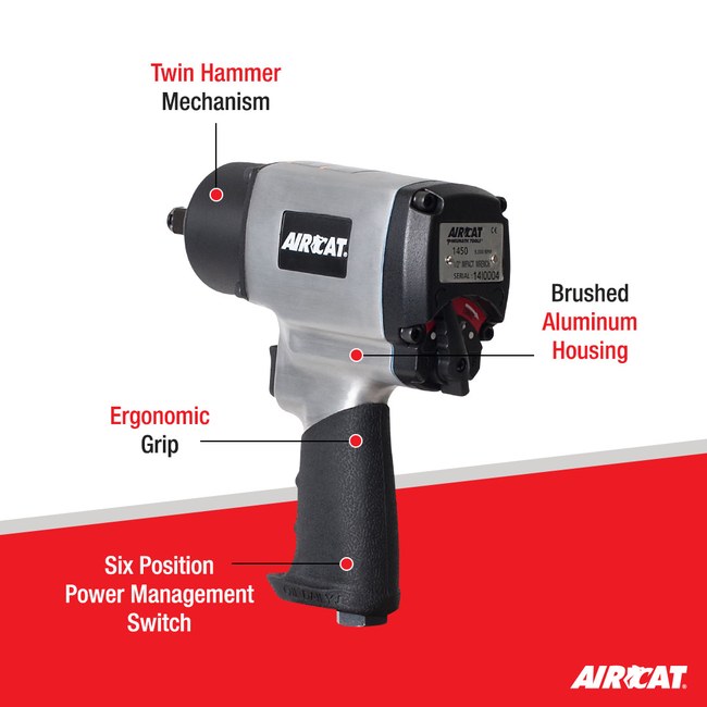 AIRCAT 1450 1 2 Impact Wrench 2