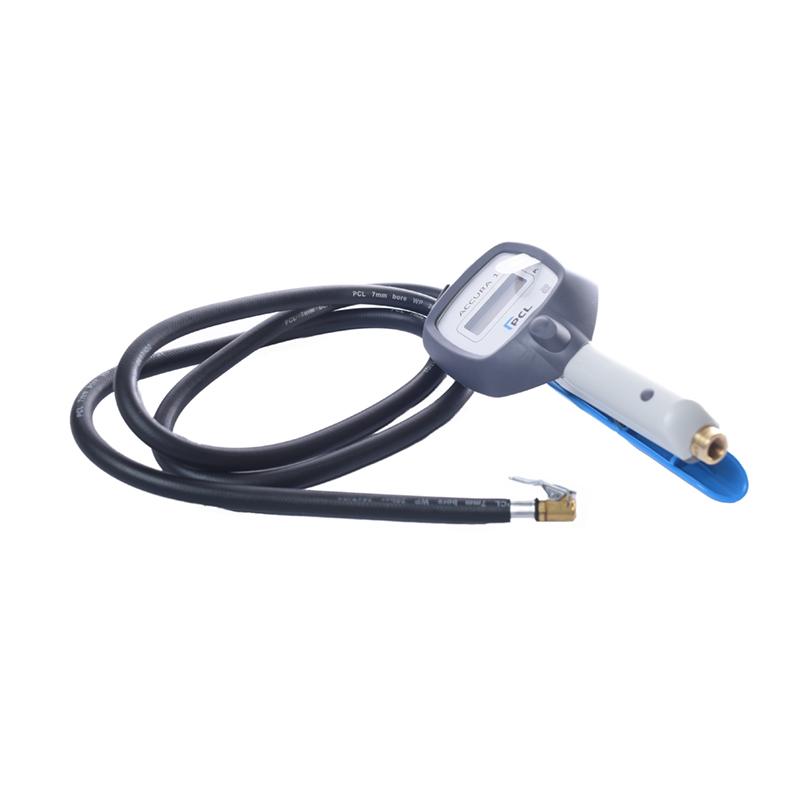 PCL DAC1A08N Accura 1 Digital Tire Inflator, 6' Hose, Single Lock-On Chuck