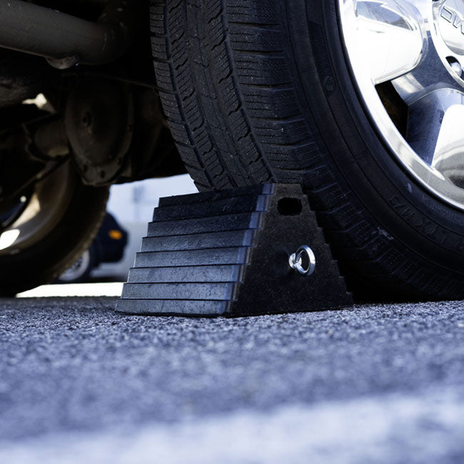 ESCO 12597 Rubber Standard Wheel Chock (10 x 8 x 6 in.)