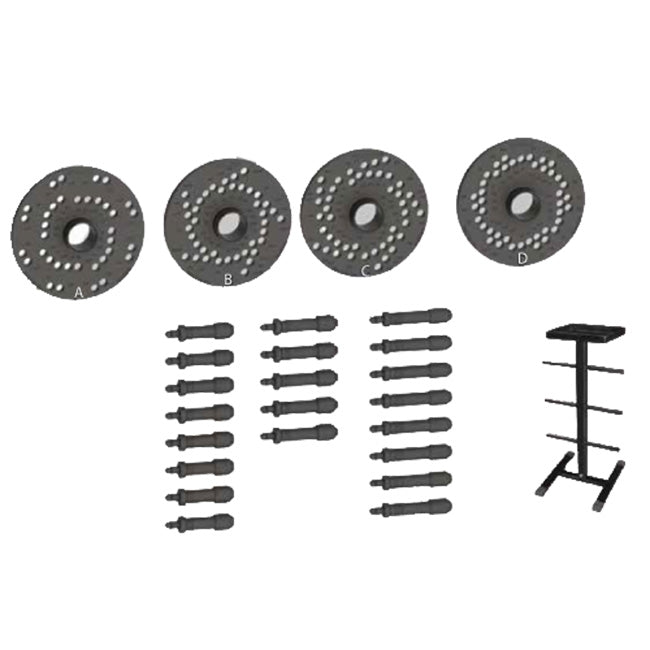 HAWEKA HW200 299 409 North American Flange Plate Kit with Adapter Tree 40 mm