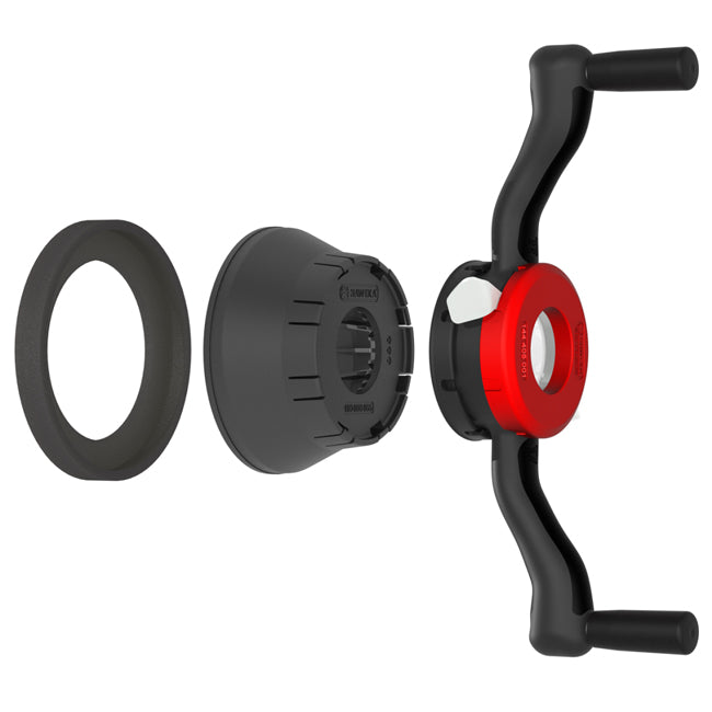 Haweka HW125 403 001 Soft Grip Quick Nut with Handles 40x3