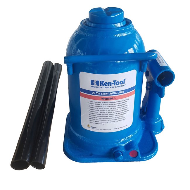 Ken-Tool 21106 20 Ton Bottle Jack – Short