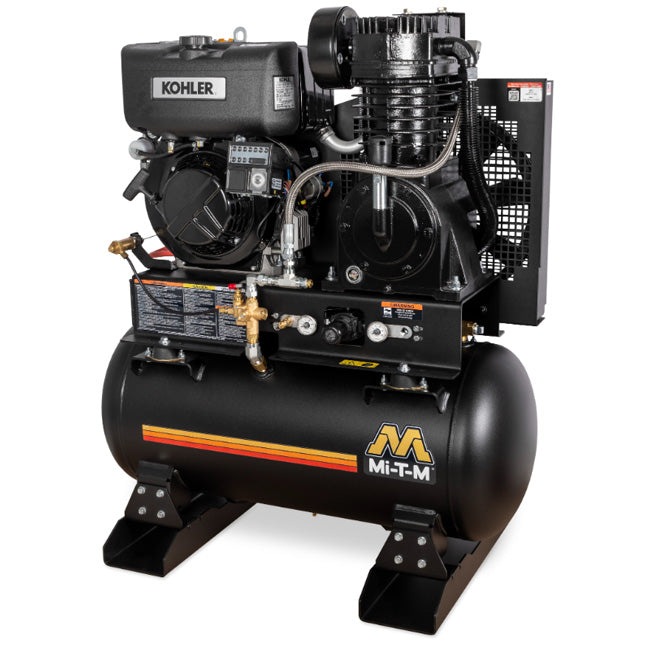 Mi-T-M Mi-T-M ABS-9KD-30H - 30-Gallon Two Stage Diesel Air Compressor | Tire Equipment Supply