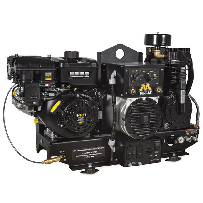 Mi-T-M AGW-SV14-B Gasoline Generator Welder & Air Compressor (Base-Mount Model)