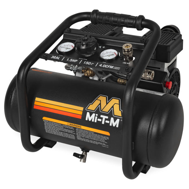 Mi-T-M Mi-T-M AM1-HE15-03QM - 3-Gallon Single Stage Electric Commercial & Residential Air Compressor | Tire Equipment Supply