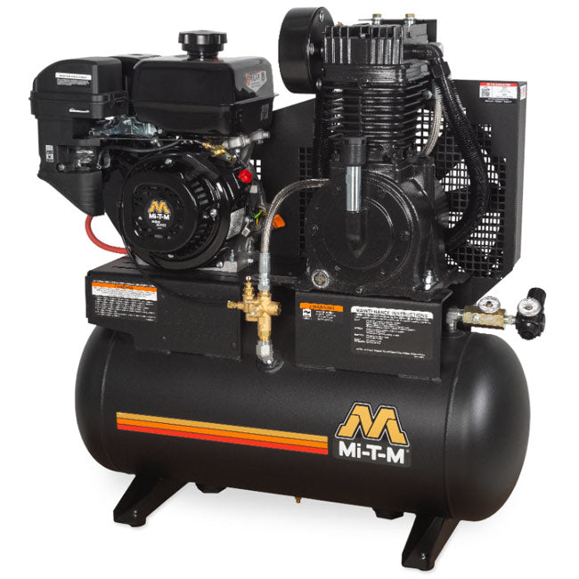 Mi-T-M Mi-T-M AM2-SM09-20M - 20-Gallon Two Stage Gasoline Air Compressor | Tire Equipment Supply