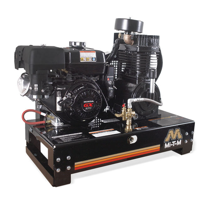 Mi-T-M AM2-SM09-B - Diesel Base-Mount Two Stage Air Compressor