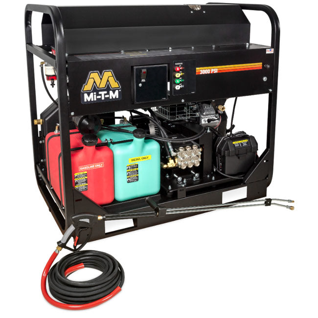 Mi-T-M Mi-T-M HS-3008-1MGK - HS Series Gasoline Belt Drive Pressure Washer | Tire Equipment Supply