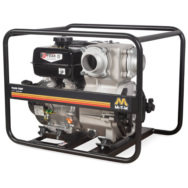 Mi-T-M Mi-T-M WTP-T03-0MGM - Trash Pump 3-Inch Water Pump | Tire Equipment Supply