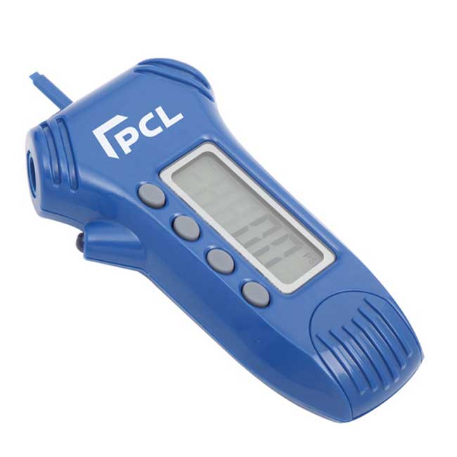 PCL DTPG7 3-in-1 Digital Tyre Pressure and Tread Depth Gauge with Light