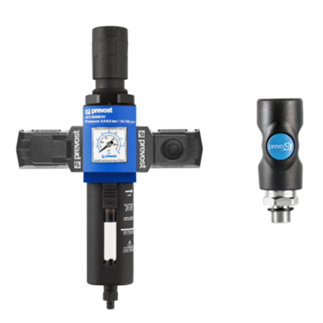 Prevost ATU SQ - Filter-Regulator For Square Profile with Coupler