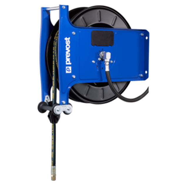 Prevost Grease Open Hose Reels - Open Hose Reel - HP Reinforced Rubber Hose - High Pressure Grease