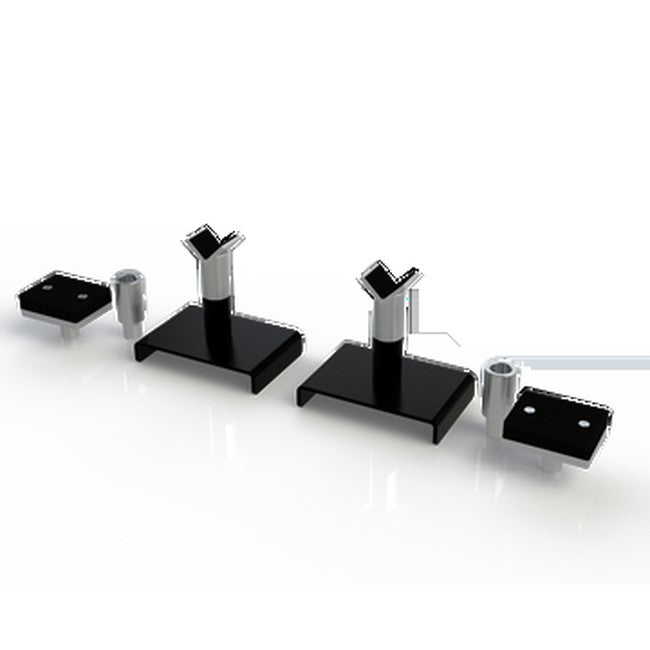 QSP RJ-A002 Retrofit kit for QSP swing-air jacks with lift pads welded to the lift arms - Includes 3" posts, lift pads and axle support arms NOTE: new version of swing-air jacks with 3" and 6" posts use accessory kit RJ-A001 replacement part