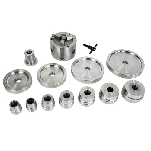 Quick-Chuck 900006E - Brake Lathe Double Chuck E-Kit with Adapter Set
