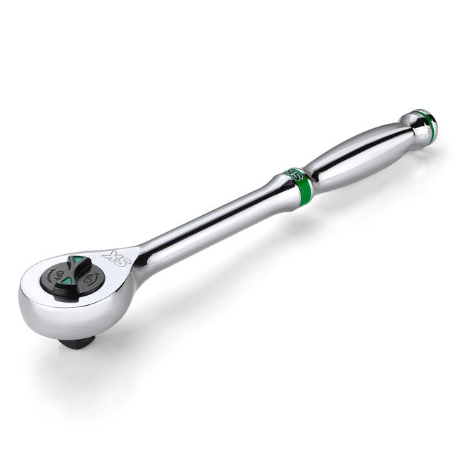 SK Tools - 3/8 in.- Drive, 160-Position Reversible Chrome Ratchet, 8.5 in.- Long