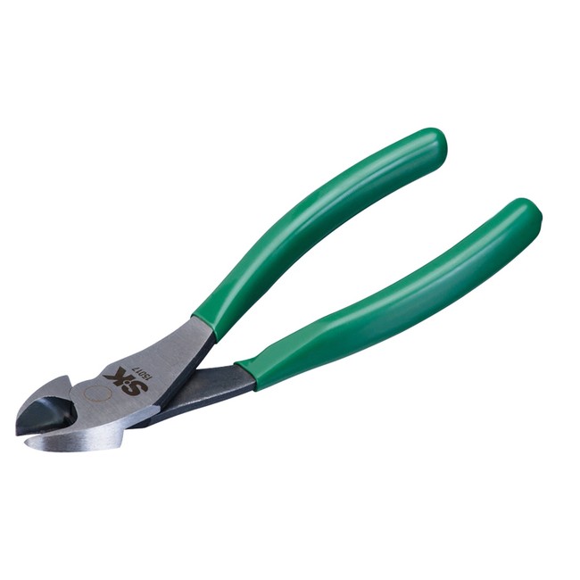 SK Tools - 7 in.- Heavy Duty Angled Diagonal Cutters