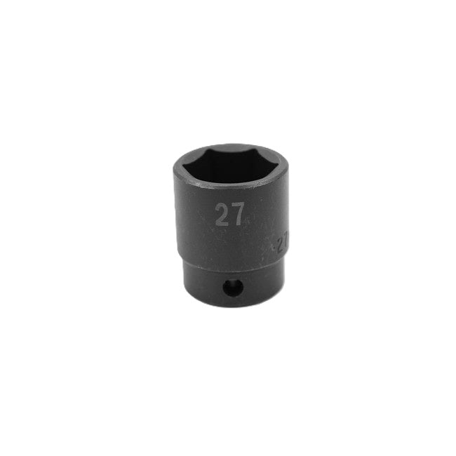 SK Tools - 27 mm 1/2 in.- Drive 6 Point Standard Metric Impact Socket