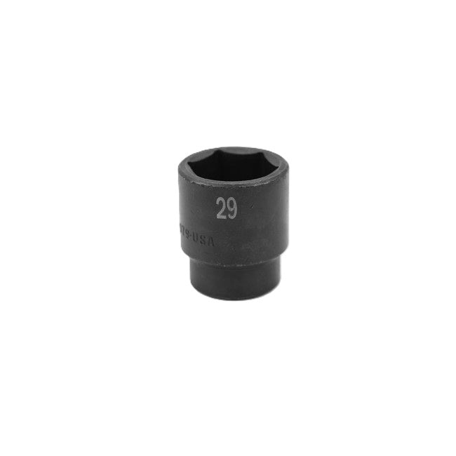 SK Tools - 29 mm 1/2 in.- Drive 6 Point Standard Metric Impact Socket