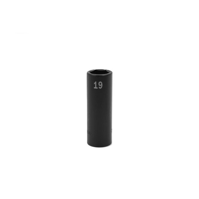 SK Tools - 19 mm 1/2 in.- Drive 6 Point Deep Metric Impact Socket
