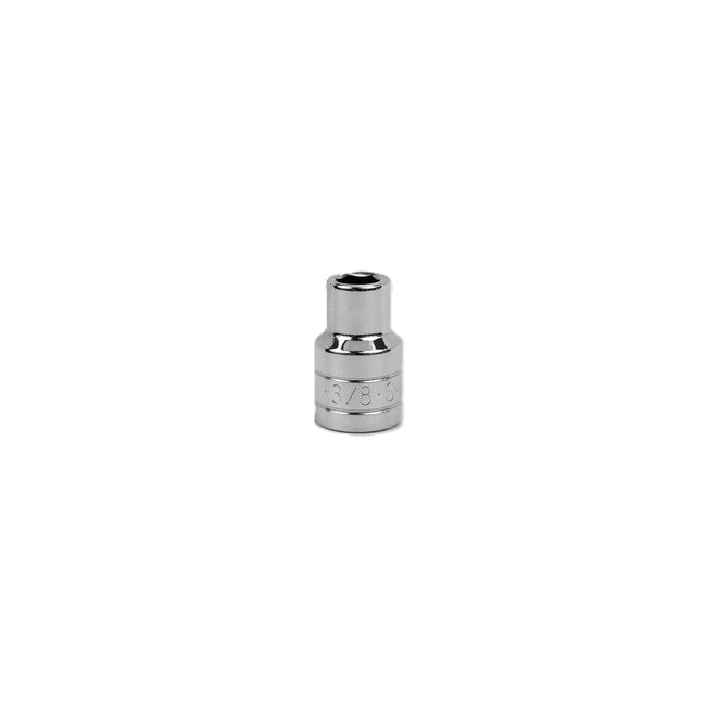 SK Tools - 3/8 in.- 1/2 in.- Drive 6 Point Fractional Standard Chrome Socket