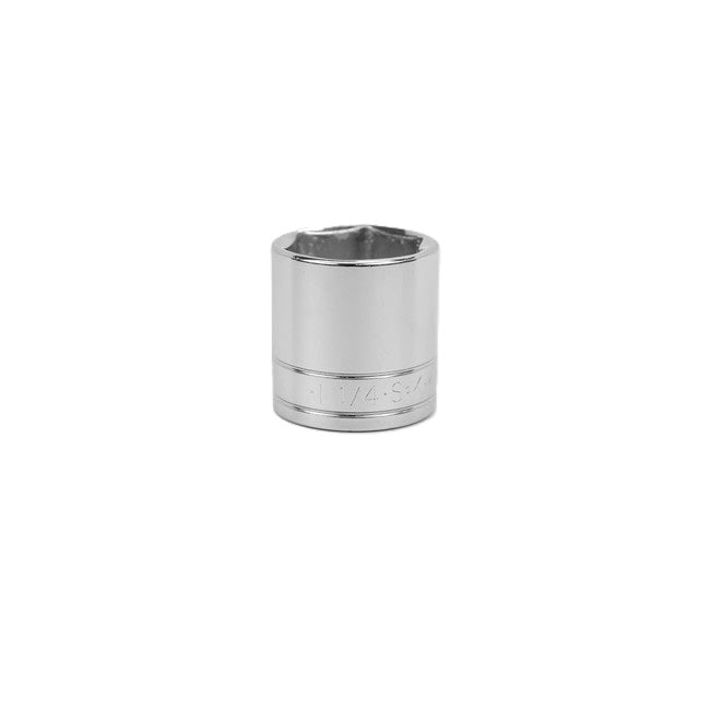 SK Tools - 1-1/4 in.- 1/2 in.- Drive 6 Point Fractional Standard Chrome Socket