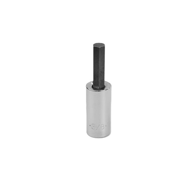SK Tools - 3/8 in.- 1/2 in.- Drive Hex Chrome Bit Socket
