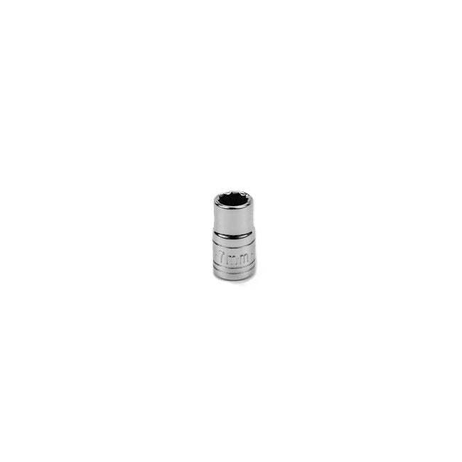 SK Tools - 7 mm 1/4 in.- Drive 12 Point Metric Standard Chrome Socket
