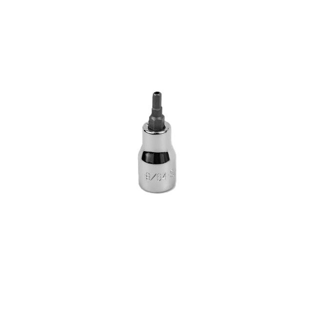 SK Tools - 9/64 in.- 3/8 in.- Drive Tamper-Proof Hex Chrome Bit Socket