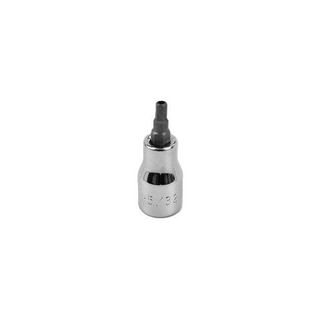 SK Tools - 5/32 in.- 3/8 in.- Drive Tamper Proof Hex Chrome Bit Socket