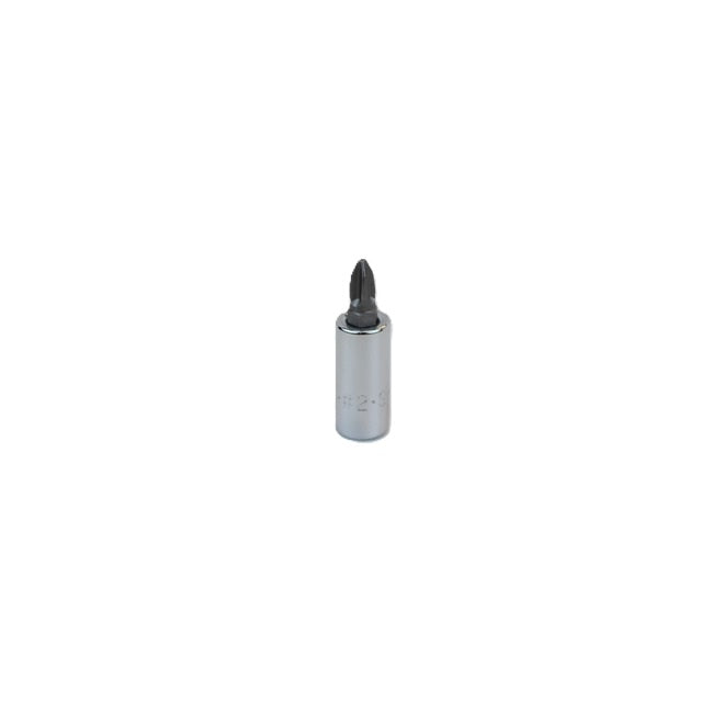 SK Tools - #2 1/4 in.- Drive Phillips Screwdriver Chrome Bit Socket