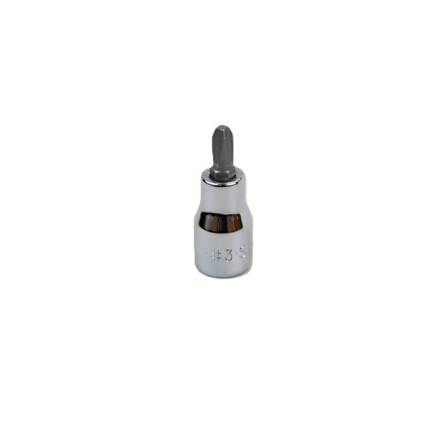 SK Tools - #3 3/8 in.- Drive Phillips Screwdriver Chrome Bit Socket