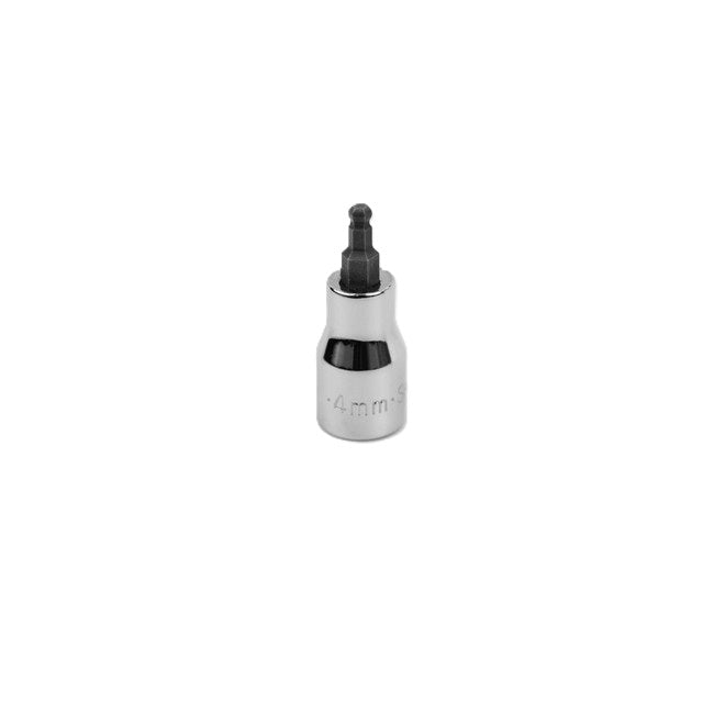 SK Tools - 4 mm 3/8 in.- Drive Hex Ball Chrome Bit Socket