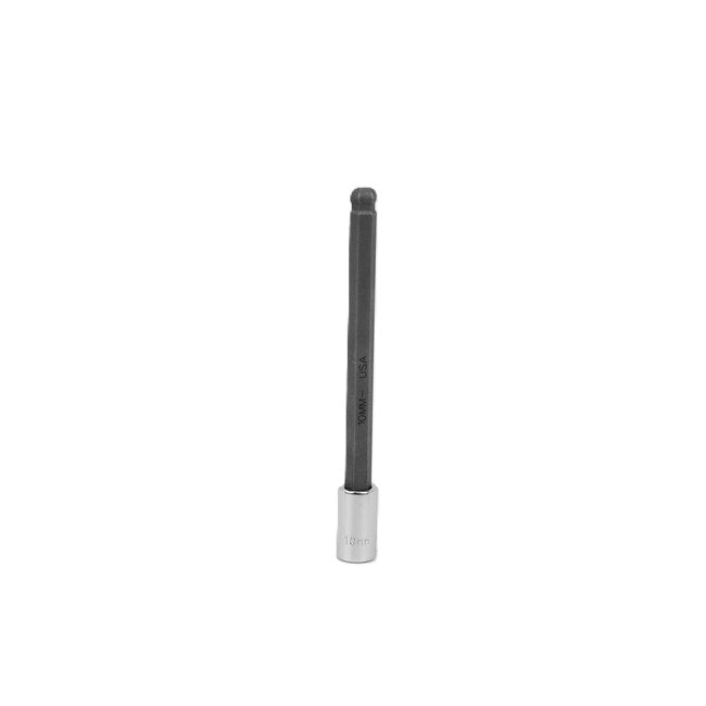 SK Tools - 10 mm 3/8 in.- Drive Long Ball Hex Chrome Bit Socket