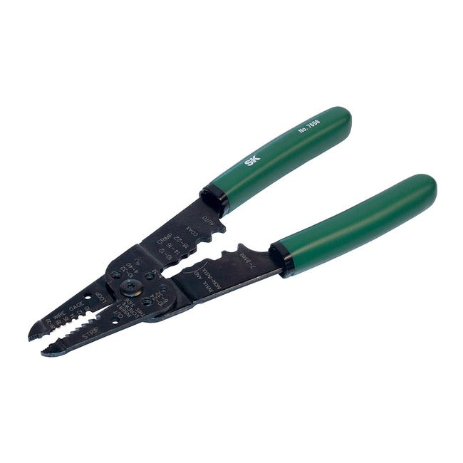 SK Tools - 8 in.- Crimper/Cutter/Stripper