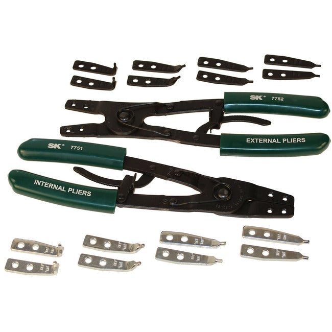 SK Tools - 10 Piece Replacement Tip Retaining Ring Pliers