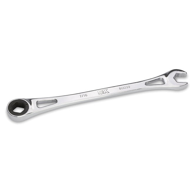 SK Tools - 7/16 in.- X-Frame 6 pt Fractional Combination Wrench