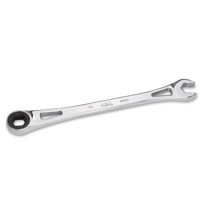 SK Tools - 1/2 in.- X-Frame 6 pt Fractional Combination Wrench
