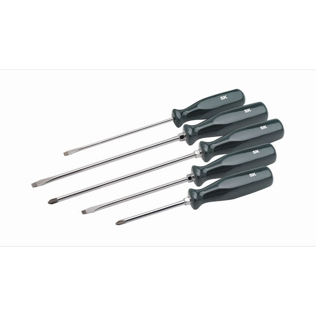 SK Tools - 5 Piece SureGrip Long Reach Screwdriver Set