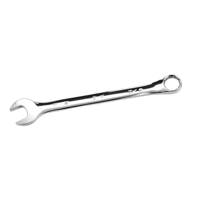 SK Tools - 7/8 in.- 12 Point Fractional Regular Combination Chrome Wrench