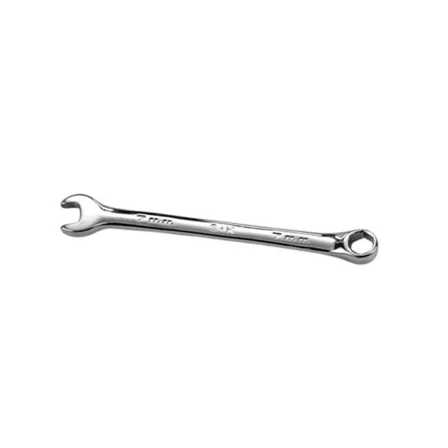 SK Tools - 7 mm 6 Point Metric Regular Combination Chrome Wrench
