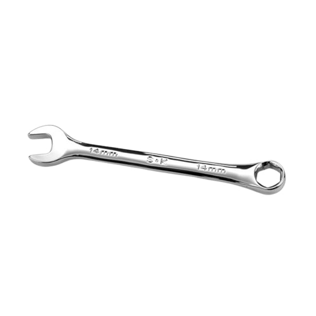 SK Tools - 14 mm 6 Point Metric Regular Combination Chrome Wrench