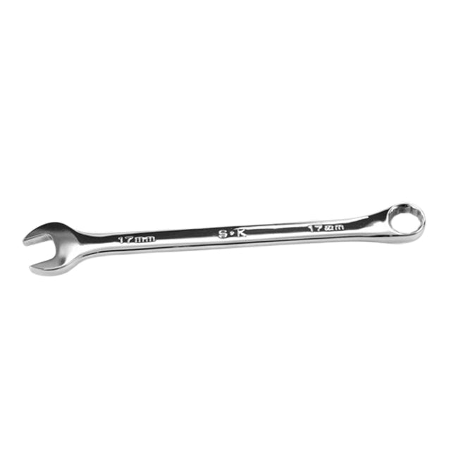SK Tools - 17 mm 12 Point Metric Long Combination Chrome Wrench