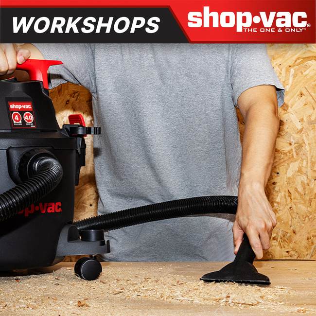 Shop-Vac 5430112 4 Gallon 4.5 Peak HP Wet/Dry Vacuum