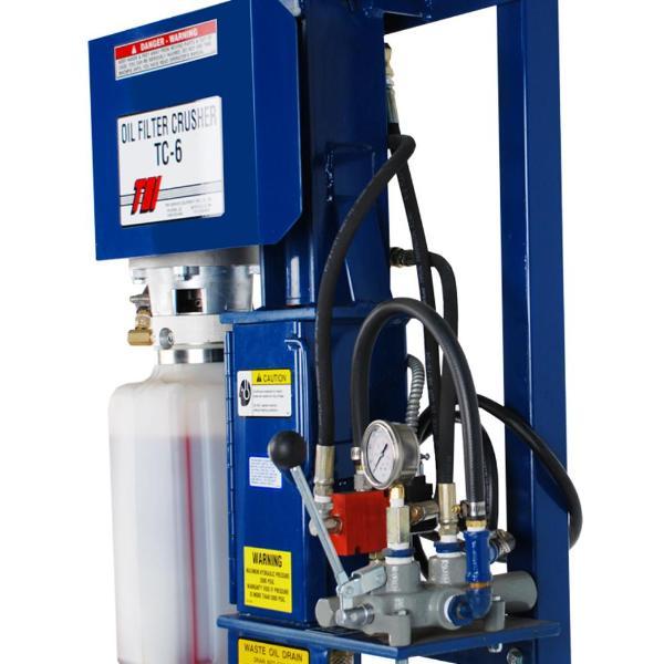 TSI TC-6 Oil Filter Crusher | Salvage and Recycling Equipment