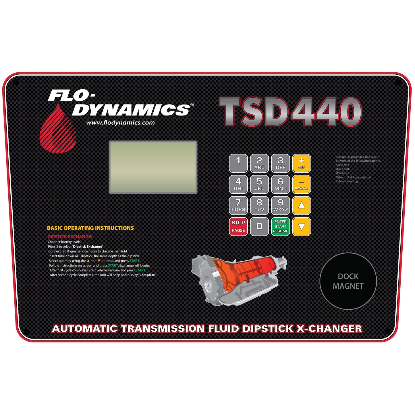 Flo-Dynamics TSD440LCD - TSD440 Transmission Fluid X-Changer