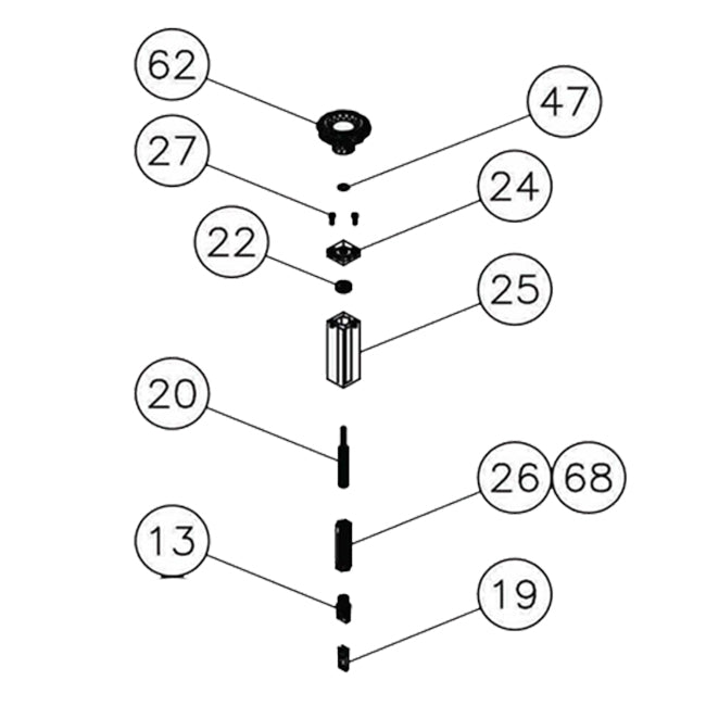 TSI SG Upright Groover - Blade Housing Replacement Complete Kit