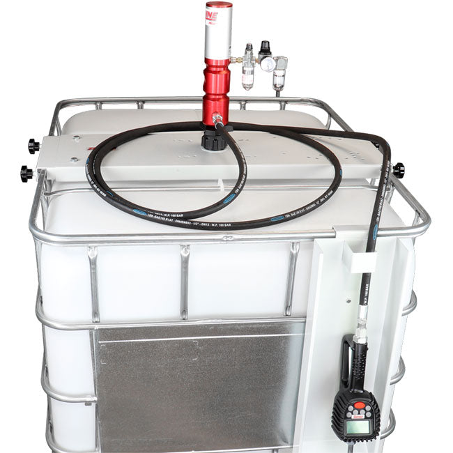 Zeeline ZE1730PK IBC 300 5 1 Premium Series Pump Kit IBC with hose and preset meter | Tire Equipment Supply