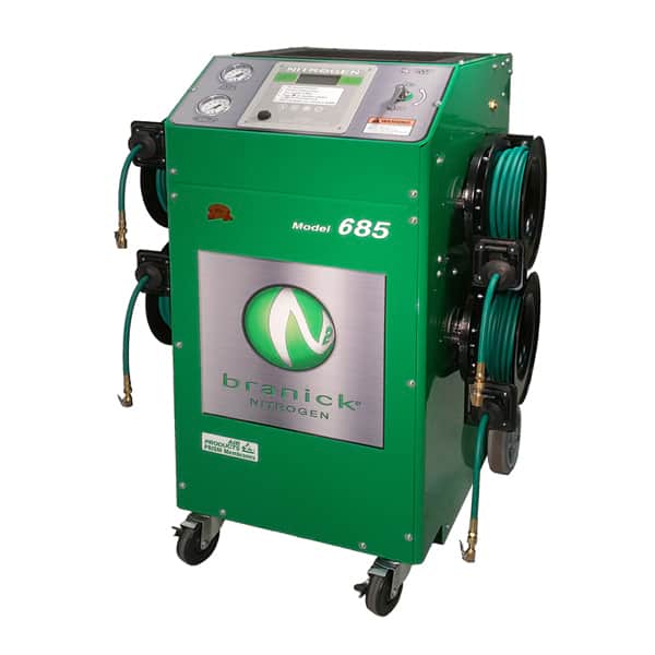 Branick 685 Mobile Nitrogen Generator Inflation System with Hose Reels PN 00-0108