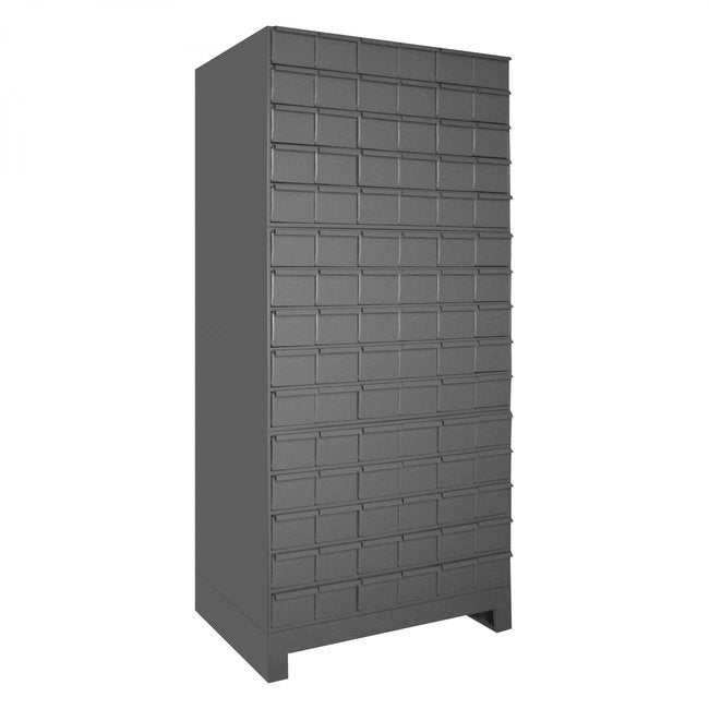 DURHAM MFG 029-95 90 Drawer Unit with Base, Gray
